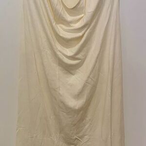 Elegant Cream Draped pijama